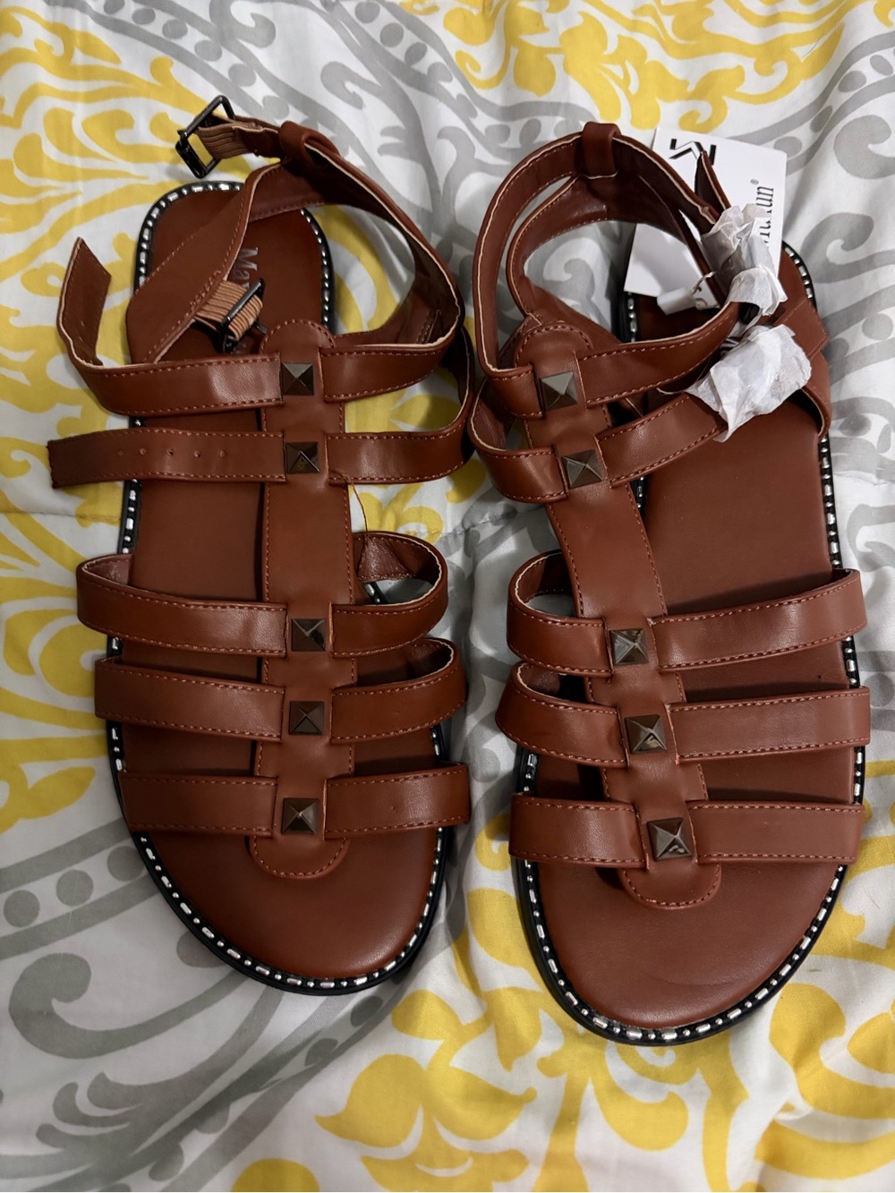 Women’s Brown Strappy Gladiator Sandals